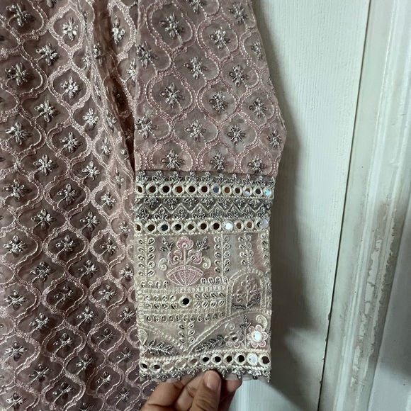 Party wear 3 piece dress - Picture 3 of 6